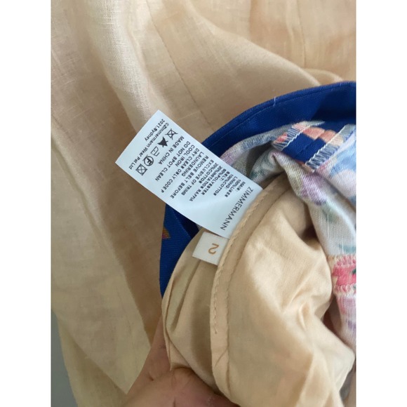 Zimmermann Tropicana Tie Sleeve Dress - Picture 9 of 11